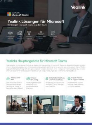 Yealink-Lösungen für Microsoft